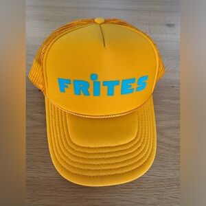 Clare V NWOT Frites Trucker Hat Marigold
